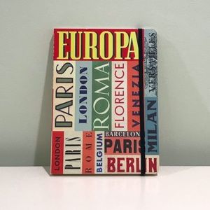 NWOT Cavallini & Co Vintage Europa Notebook